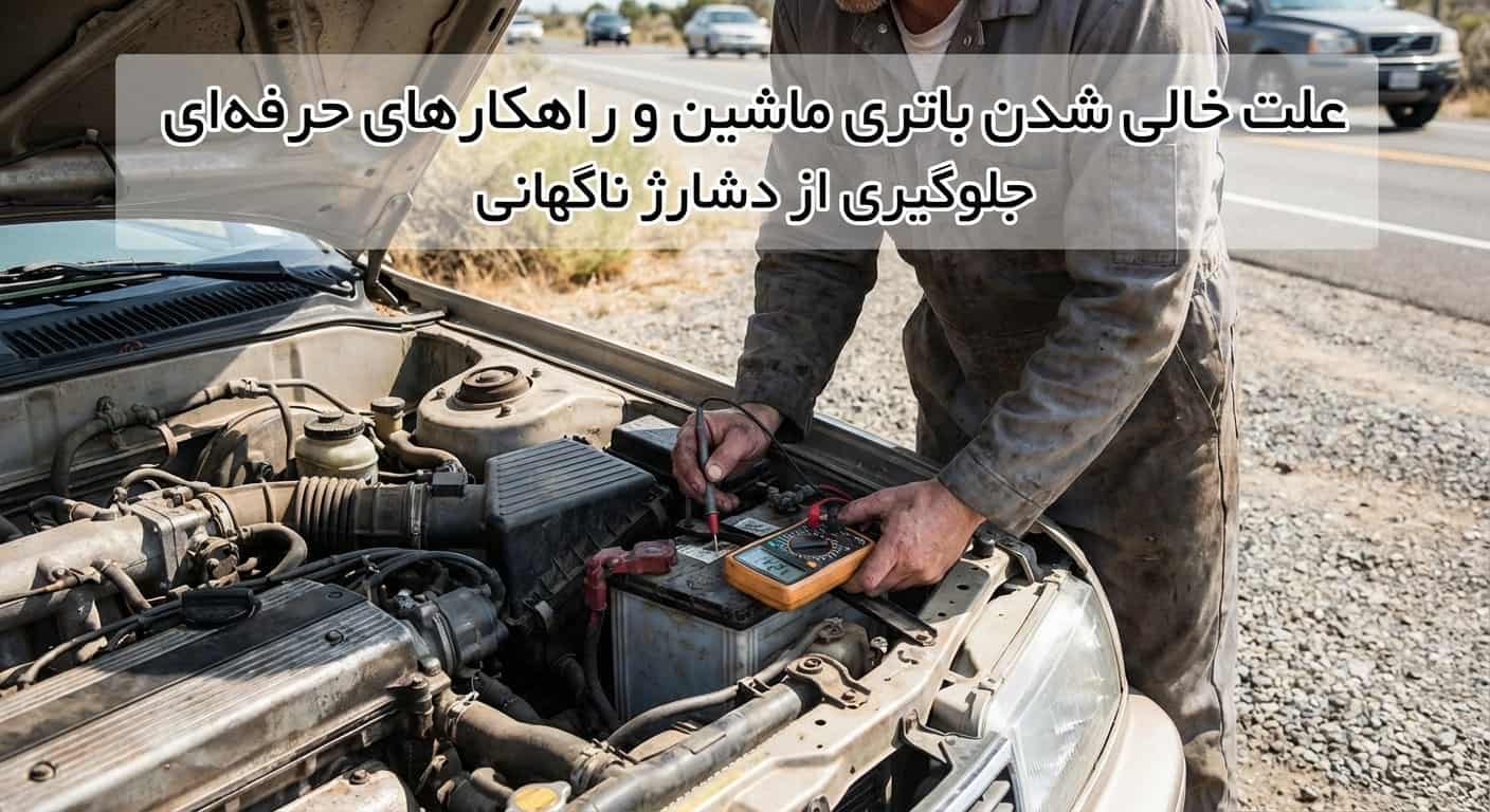 علت خالی شدن باتری ماشینش